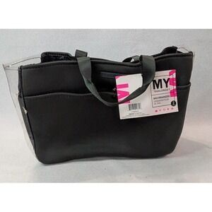 My Tagalongs Bag Organizer Women Small Black New 2-Piece Neoprene Travel Insert